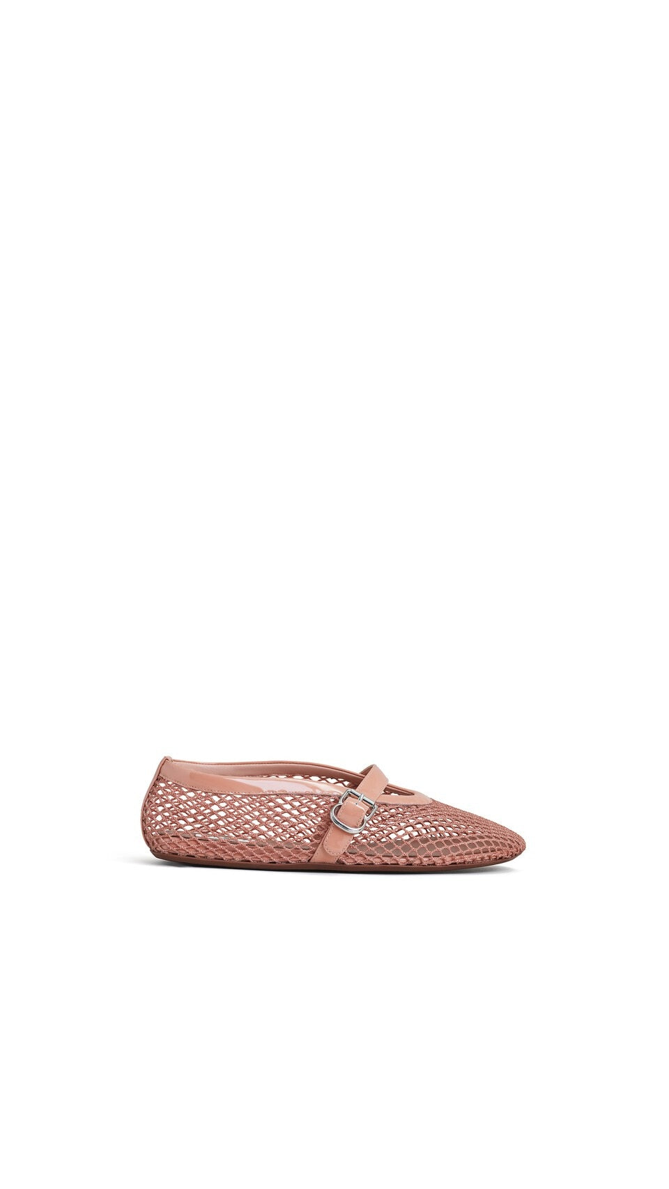 Ballet Flats Fishnet Nude