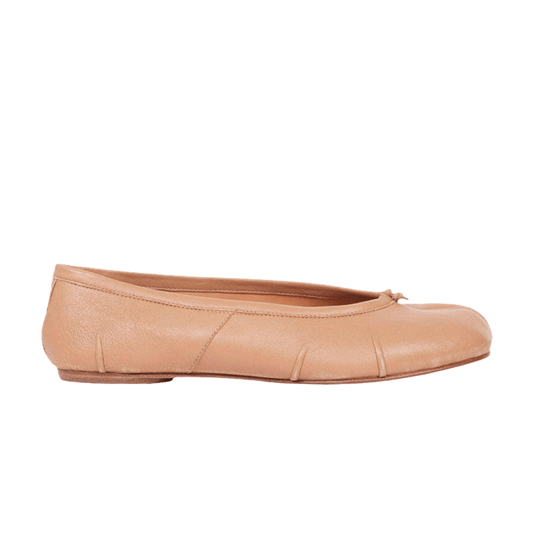 Ballerine bout fendu nude